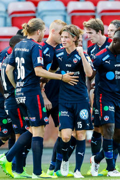 Helsingborgs Max Svensson jublar