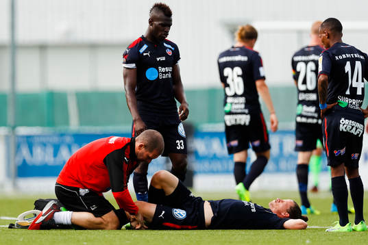Helsingborgs Jesper Lange får vård
