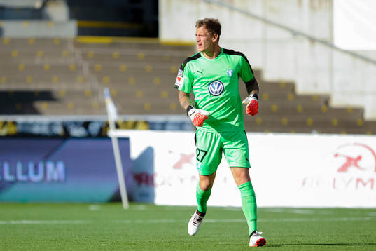 Malmö FFs målvakt Johan Dahlin
