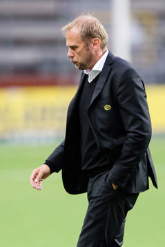 Elfsborgs manager Magnus Haglund deppar