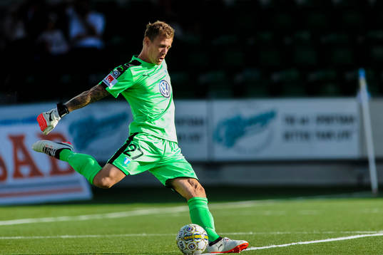 Malmö FFs målvakt Johan Dahlin
