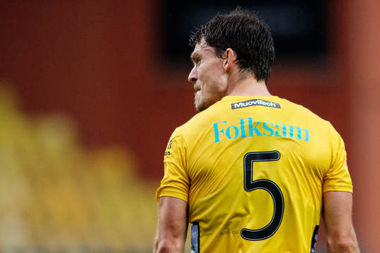 Elfsborgs Jörgen Horn reagerar