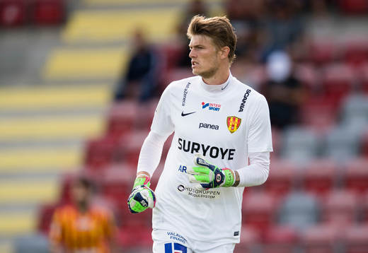 Syrianskas målvakt Hampus Elgan