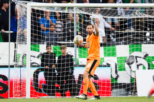 Hammarbys målvakt Johan Wiland