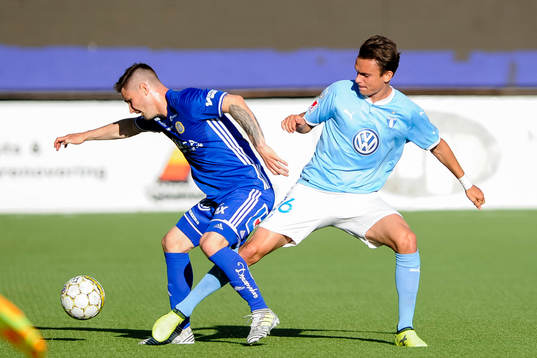 Malmö FFs Andreas Vindheim och Sundsvalls Kristinn Freyr