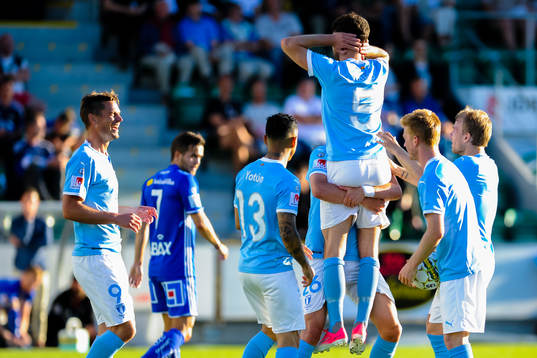 Malmö FFs Erdal Rakip jublar