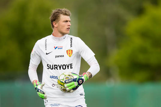 Syrianskas målvakt Hampus Elgan