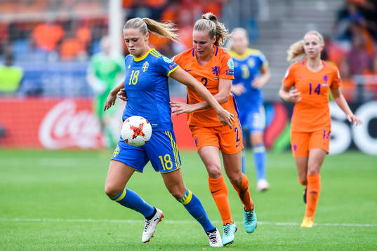 Sveriges Fridolina Rolfö och Hollands Desiree van Lunteren