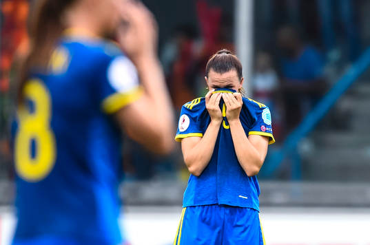 Sveriges Jessica Samuelsson deppar