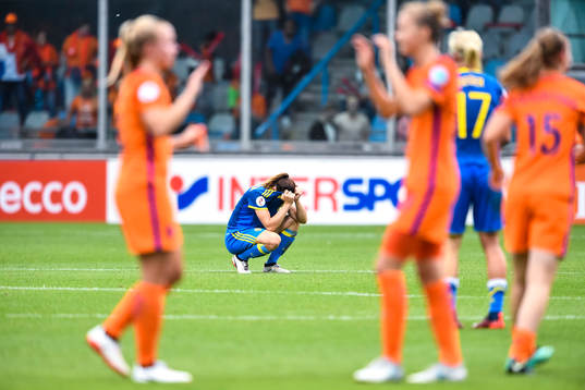 Sveriges Jessica Samuelsson deppar