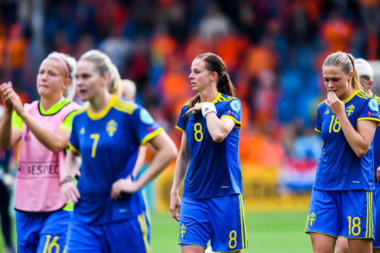 Sveriges  Lotta Schelin  deppar