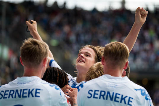 IFK Göteborgs August Erlingmark jublar