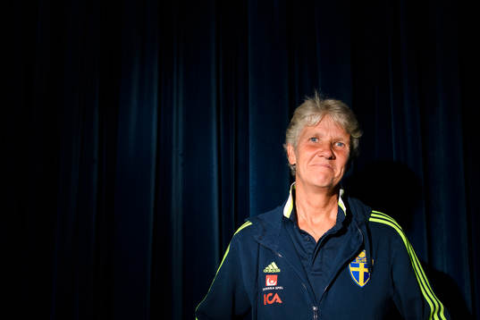 Förbundskapten Pia Sundhage