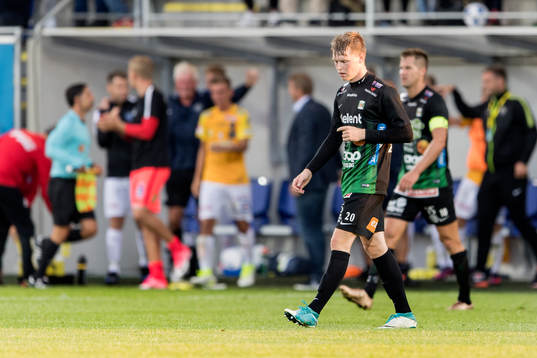 Varbergs Anton Liljenbäck deppar
