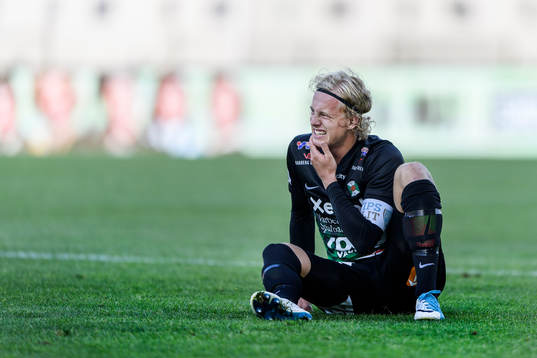 Varbergs Gustav Berggren deppar