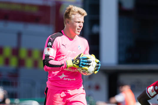 Halmstads målvakt Isak Pettersson