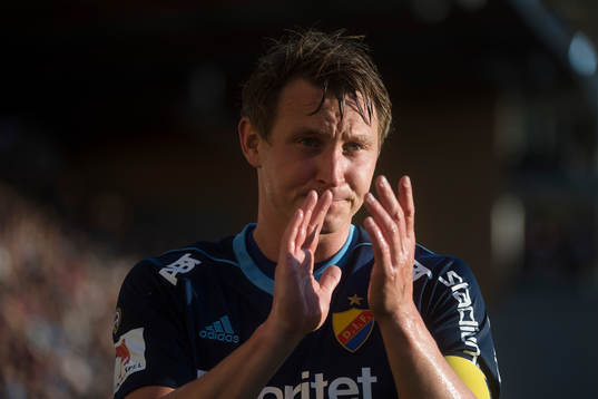 Djurgårdens Kim Källström jublar