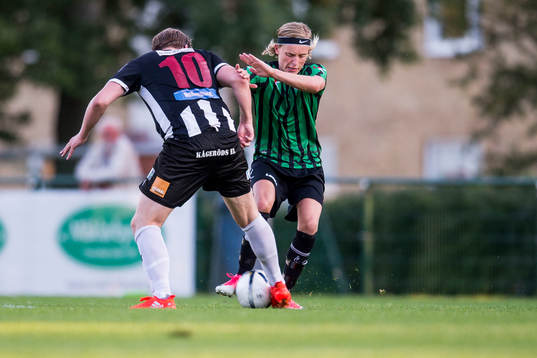 Högaborgs Joel Sundström i närkamp