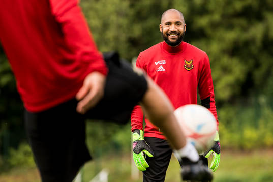 Östersunds målvakt Aly Keita