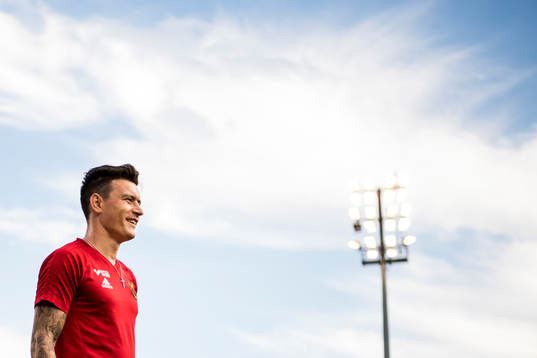 Bläddra bland fler bilder av Fotboll, Europa League, Kval, Östersund, Träning