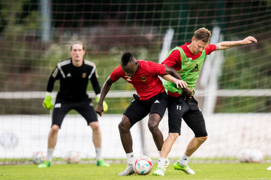 Östersunds Samuel Mensiro och Johan Bertilsson