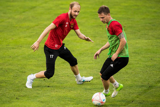 Östersunds Curtis Edwards och Johan Bertilsson