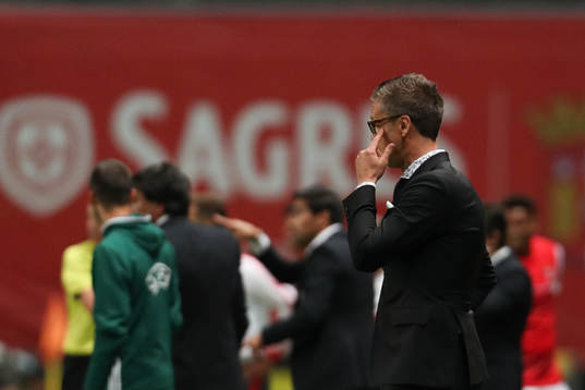 Rikard Norling coach of AIK reacts