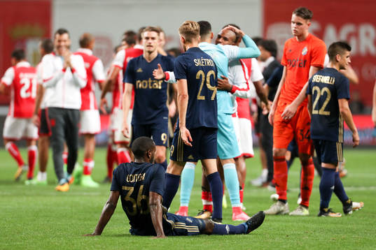 Henok Goitom forward of AIK reacts