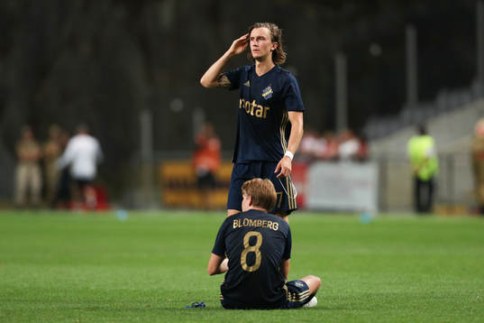 AIK players reacts