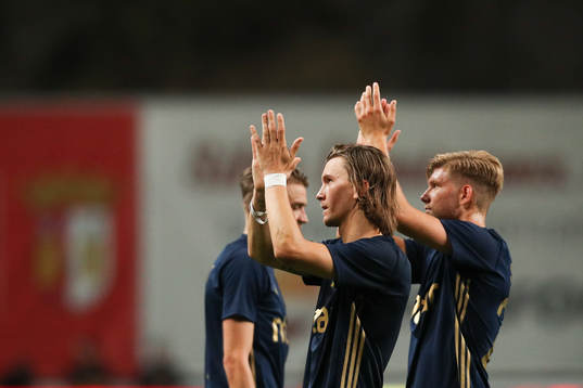 AIK players reacts