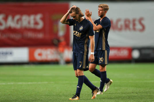 AIK players reacts