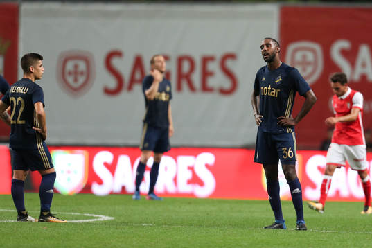 AIK players reacts