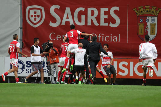 Braga's players celebrates