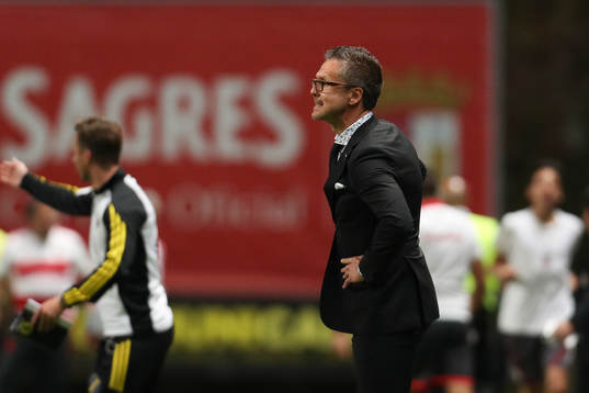 Rikard Norling coach of AIK reacts
