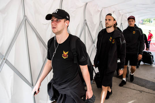 Östersunds Darijan Bojanic, Tom Pettersson och Bobo