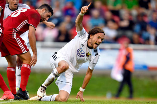 Östersunds Tom Pettersson jublar