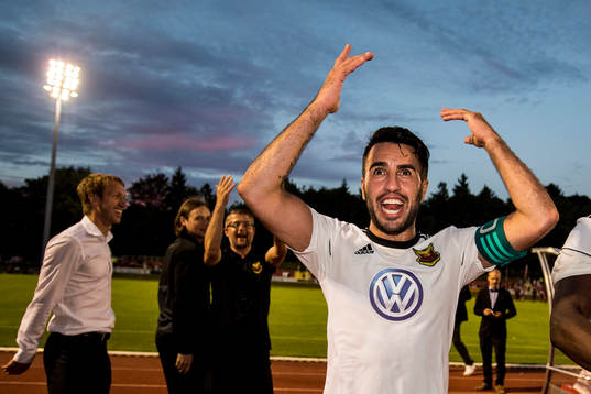 Östersunds Brwa Nouri jublar