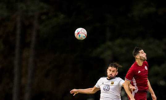 Östersunds Sotirios Papagiannopoulus och Fola Esch Samir