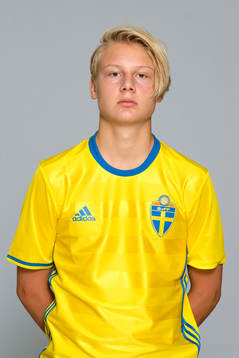 Albin Gashi Larsson i P15/02-landslaget