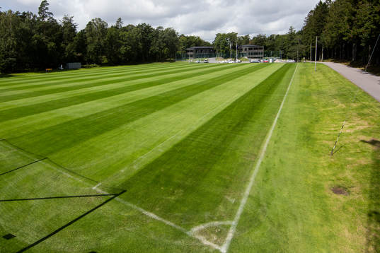 Kamratgården innan en träning med IFK Göteborg
