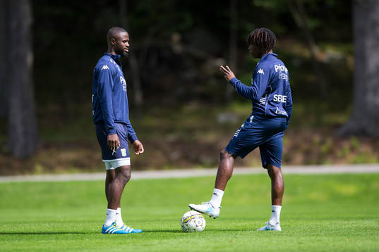 IFK Göteborgs Vajebah Sakor och Sam Adekugbe