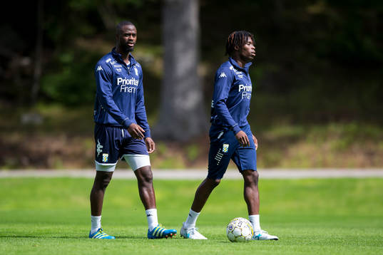 IFK Göteborgs Vajebah Sakor och Sam Adekugbe