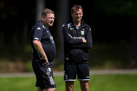 IFK Göteborgs tränare Alf Westerberg och assisterande