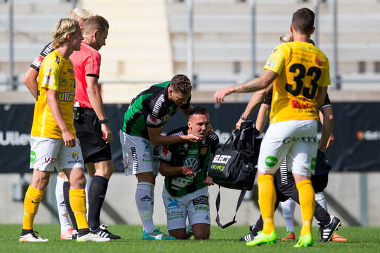 GAIS Sebastian Möller blir omplåstrad