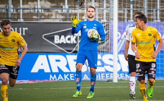 Örebros målvakt Oscar Jansson