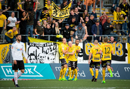 Elfsborgs Issam Jebali gör 2-2 och jublar