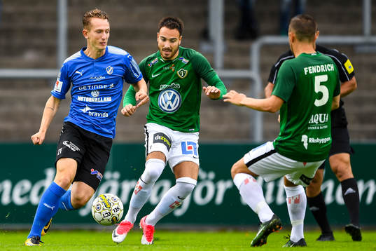 Halmstads Andreas Bengtsson och Jönköpings Dzenis Kozica
