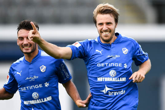 Halmstads Johan Oremo jublar