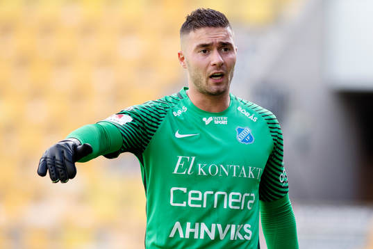 Norrbys målvakt Mergim Krasniqi