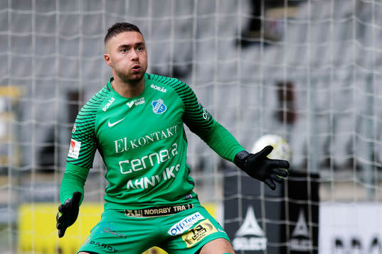 Norrbys målvakt Mergim Krasniqi